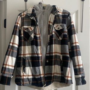 Warm sweatshirt flannel